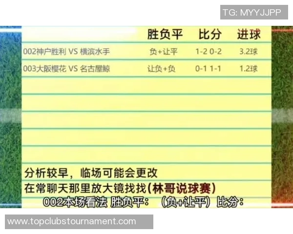 大阪樱花对阵横滨水手比赛前瞻及胜负预测分析